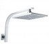 9” Square Chrome Rainfall Shower Head